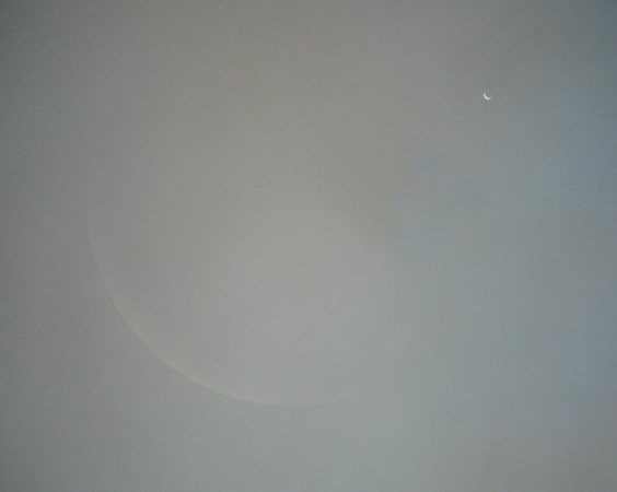 4th contact Venus Moon Occultation Apr 22, 2009
