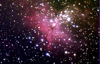 M16, Eagle Nebula, diff. neb. in Serpens