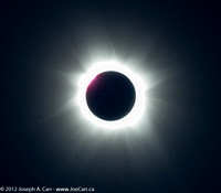 The Sun in eclipse totality - 3rd contact & diamond ring