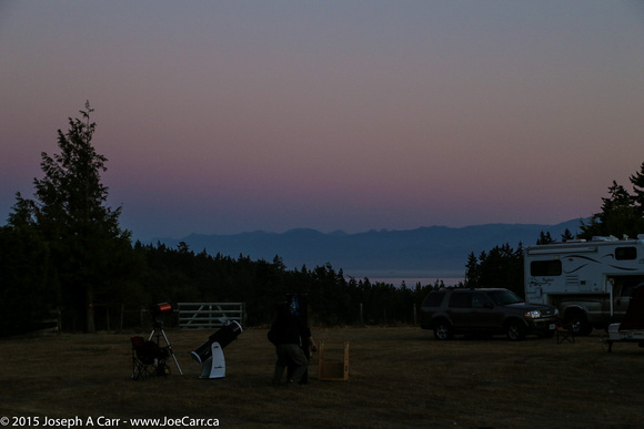 Twilight over Juan de Fuca Strait