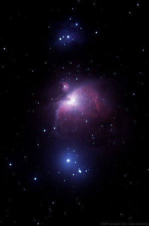 NGC1977 Running Man Nebula, M42, M43 Orion Nebula, NGC1980 Nebula
