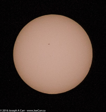 Transit of Mercury across the Sun - 3rd Contact