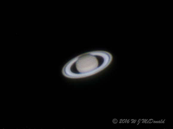 Saturn from backyard