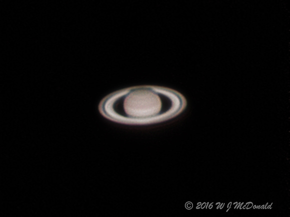 Saturn with rings open