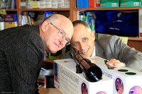 John McDonald and Tom Ferris with Galileoscopes