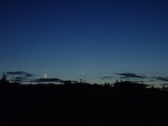 Moon, Venus, Mercury alignment Mar,18/18