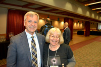 Astronaut Bob Thirsk and Diane Bell