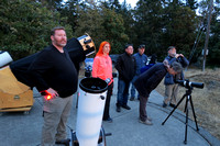 Observing from the pad using a Tele Vue 80 and 12" Dobsonian