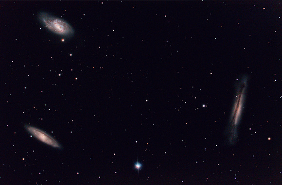 Leo Triplet M65, M66, NGC 3628