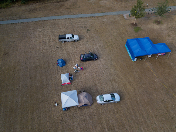 Aerial of the observing field
