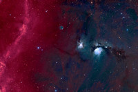 Barnards Loop and M78 (Orion) in LHRGB