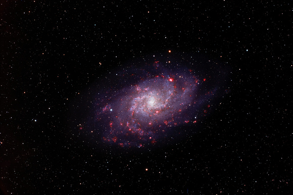 M33 Triangulum Galaxy in LHRGB