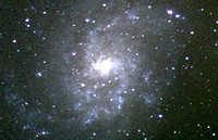 M33, Pinwheel Galaxy, large spiral, member of Local Group, in Triangulum