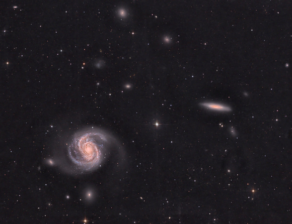 M100 and Virgo Cluster Galactic Companions