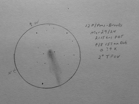 Comet 12P/Pons-Brooks