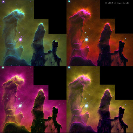 Hubble Pillars of Creation - wjm version