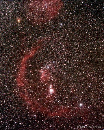 Orion constellation - H-alpha enhanced color