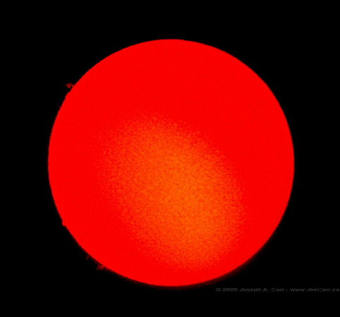 Multiple solar prominences