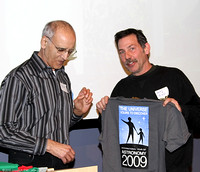 Greg Higgs wins an IYA t-shirt