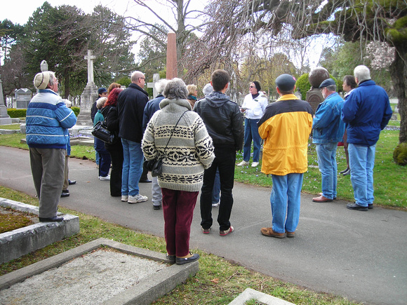 IYA Tour at Ross Bay Cemetery, Victoria