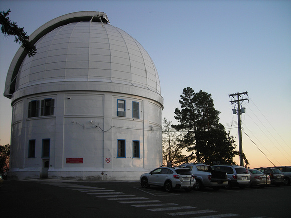 Plaskett Telescope at Sunset