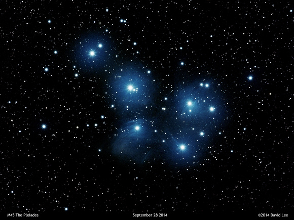 M45 The Pleiades - Nebulosity