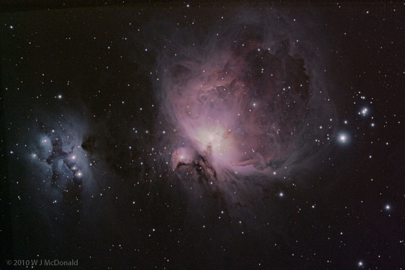Orion in Ha enhanced color