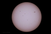 Multiple Sunspots - Nov 10, 2011