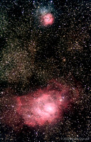 M8 and M20 Nebulae