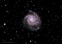 M101 or NGC5457 is also known as the Pinwheel Galaxy