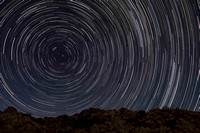 Star trails from the California desert - Oct 13, 2010