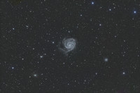 M101 Pinwheel Galaxy in HaLRGB