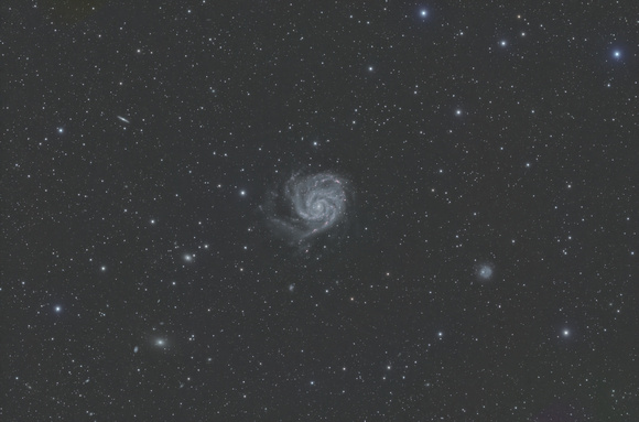 M101 Pinwheel Galaxy in HaLRGB