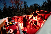 RASC Victoria Centre members observing the night sky