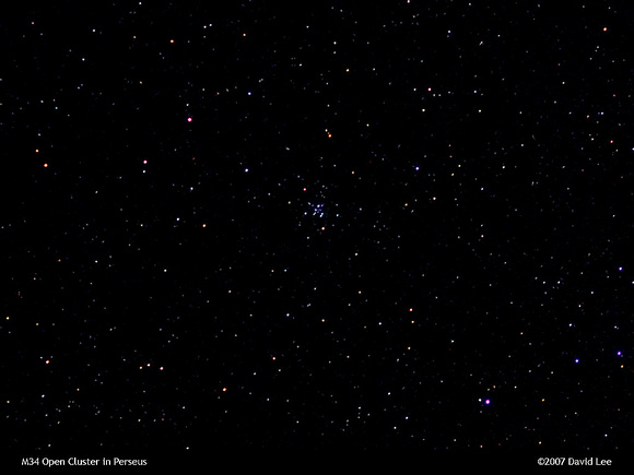 M34 - A Tiny Cluster in Perseus