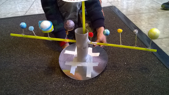 Kids activities - a planetary model