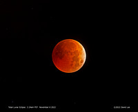 Total Lunar Eclipse November 8th 2022 2:24 PST