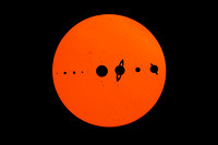 Slide No. 10 0 Comparative Sizes of the Sun and Planets