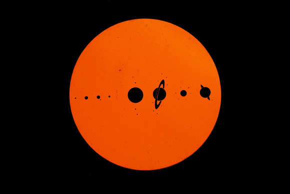 Slide No. 10 0 Comparative Sizes of the Sun and Planets