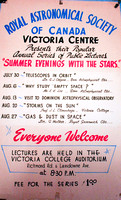 Poster advertising 'Summer Evenings With the Stars'