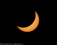 Partial Solar Eclipse before 2nd Contact