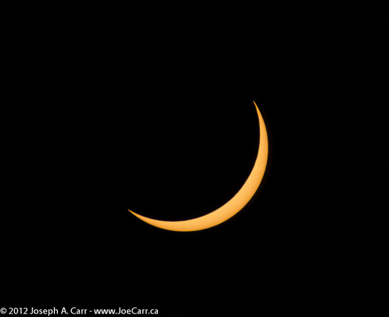 Partial Solar Eclipse before 2nd Contact