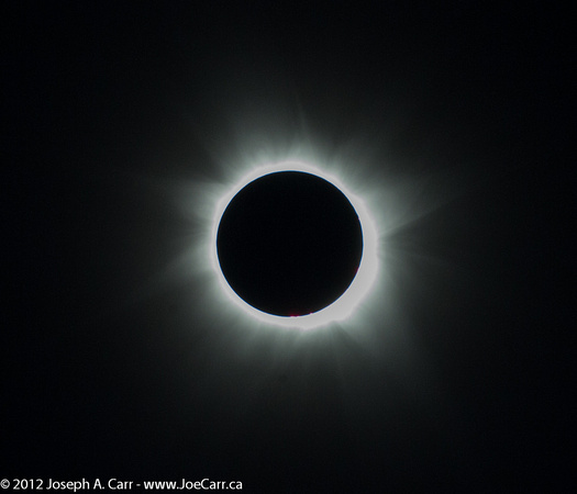 The Sun in eclipse totality
