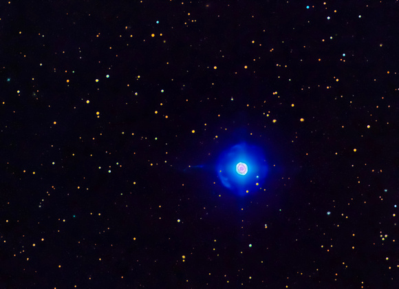 NGC7662, Blue Snowball Reworked to display core and white dwarf