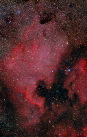 North America Nebula (NGC7000) dual optical tubes