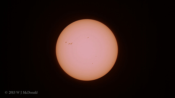 Sunspot group 1654