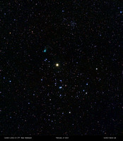 Comet C/2022 E3 ZTF Near Aldebaran