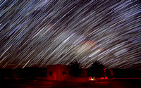 Star Trails over the Painted Pony