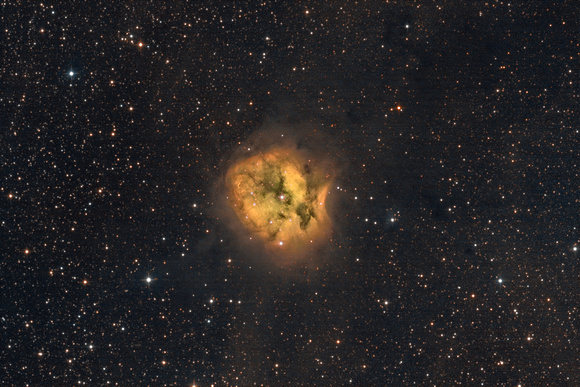IC5146 The Cocoon Nebula in SHO-Hubble Palette