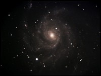 M101 - The Pinwheel Galaxy, with Super Nova at 7 O'Clock